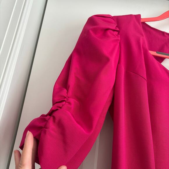 Vintage Time & Eternity Sharon Atkin 1980's Pink Puff Princess Gown 10 Prom - Picture 5 of 16